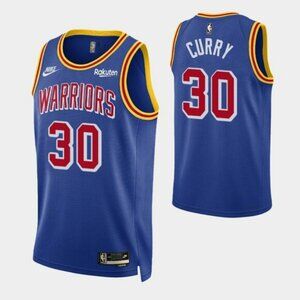Mens Youths Kids Stephen Curry Blue Stitched Jersey